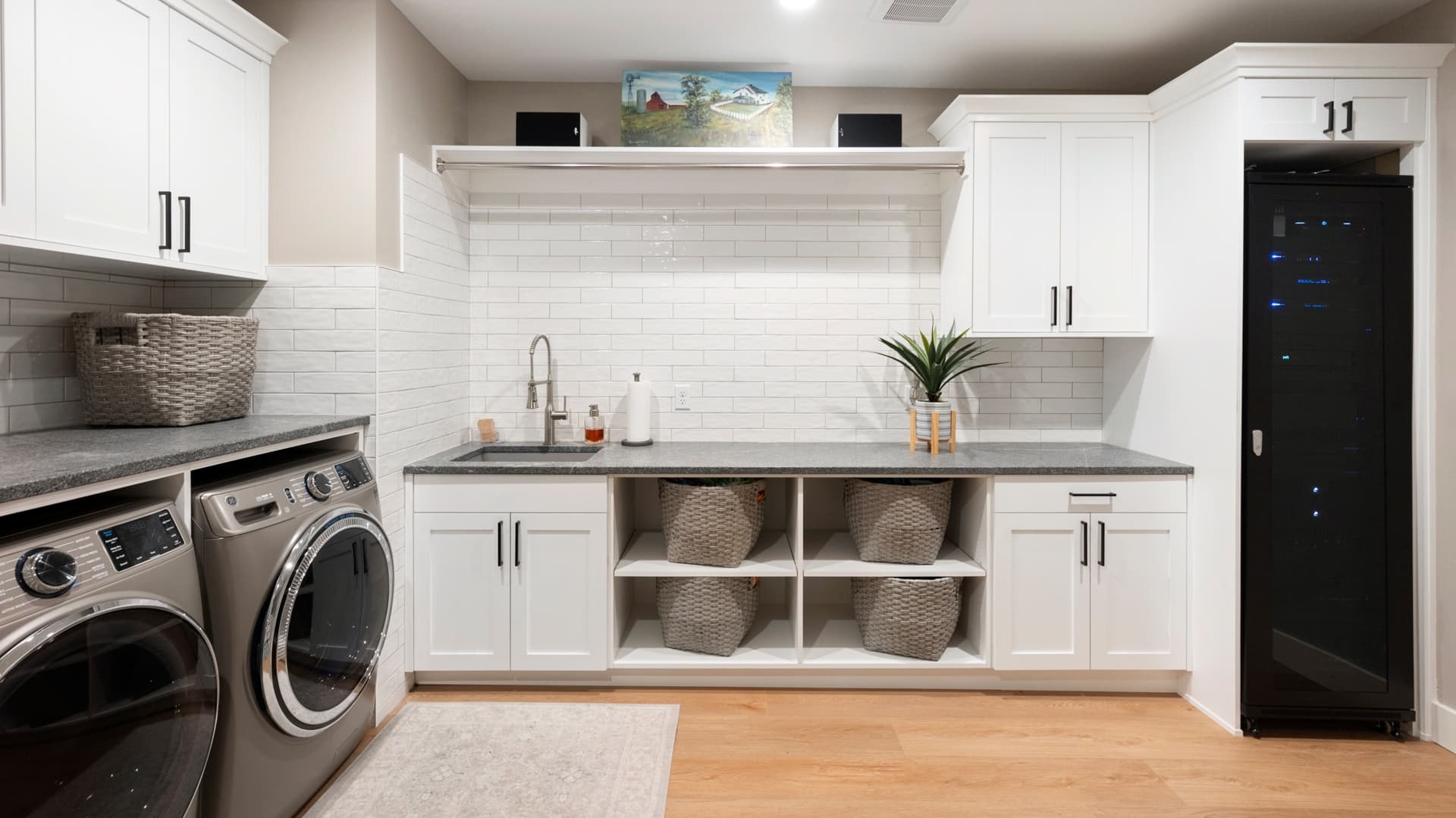 Custom Cabinetry in Laundry Room
